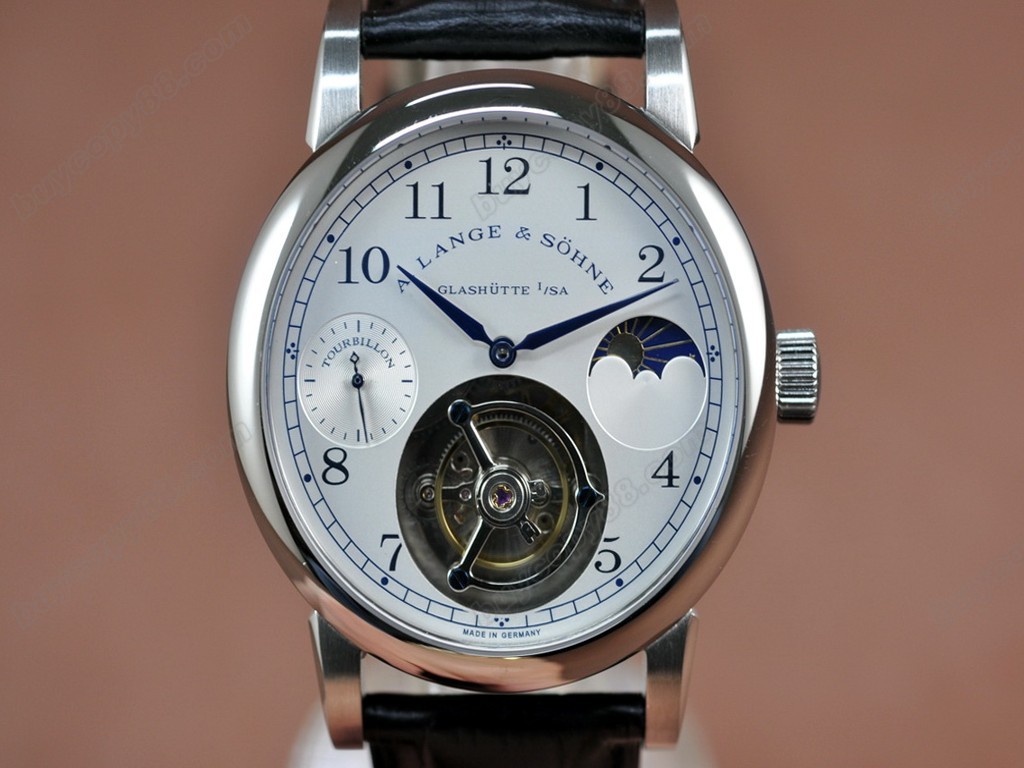 朗格錶【男性用】Tourbillon SS/LE White Asian Manual 手上鏈搭載5