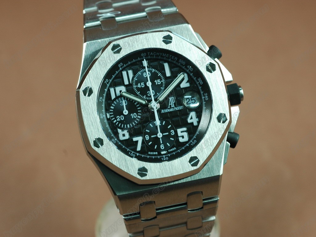 愛彼錶【男性用】 Royal Oak Chronograph SS/SS Black 愛彼錶【男性用】10