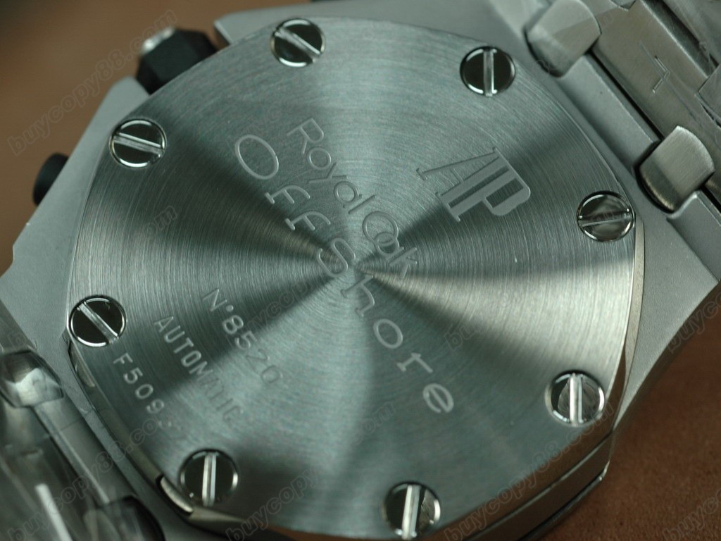 愛彼錶【男性用】Royal Oak Chronograph SS/SS White Asia7750自動機芯搭載3