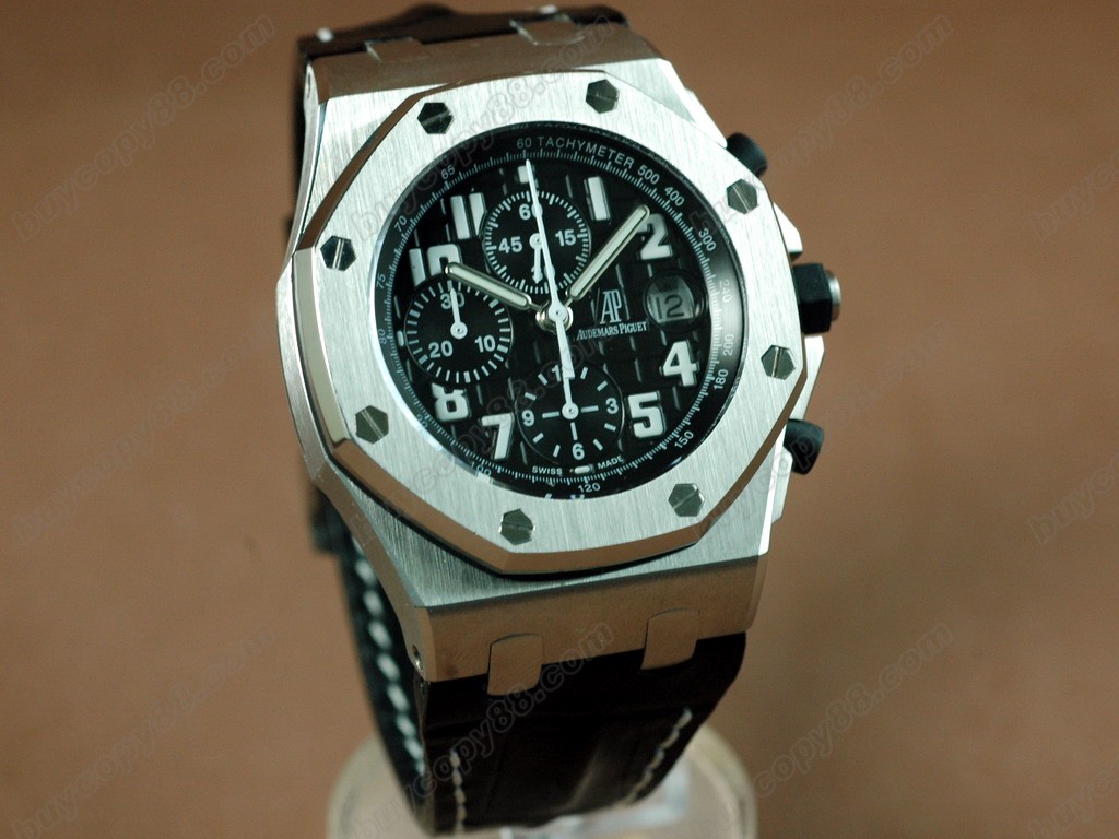 愛彼錶【男性用】Royal Oak Chronograph SS/LE Black Asia7750自動機芯搭載9