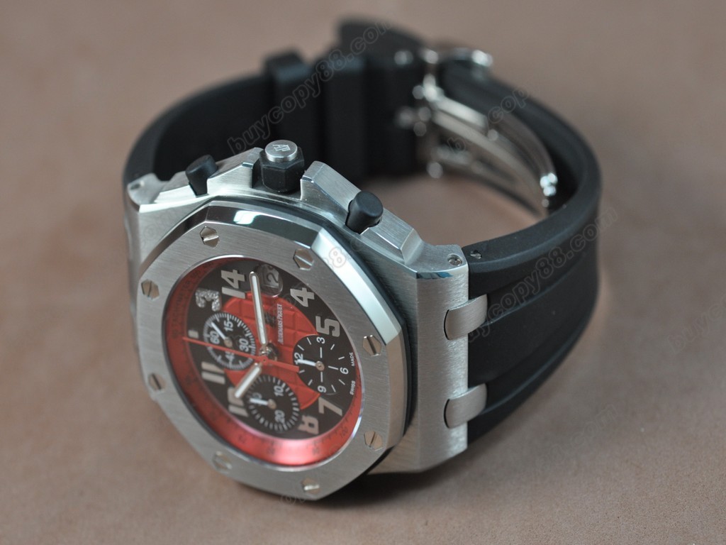 愛彼錶【男性用】Royal Oak Chrono SS/RU Red/Black Asia7750自動機芯搭載9