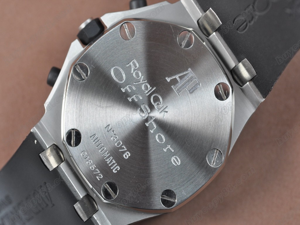 愛彼錶【男性用】Royal Oak SS/RU WhiteJapan VD76A 石英機芯搭載　5