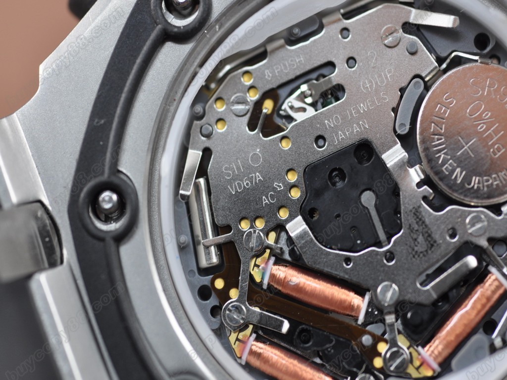 愛彼錶【男性用】Oak SS/RU White dial Japan VD76A 石英機芯搭載7