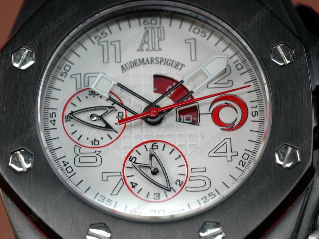 愛彼錶【男性用】Alinghi Limited Edition PVD/LE White Asia7750自動機芯搭載7