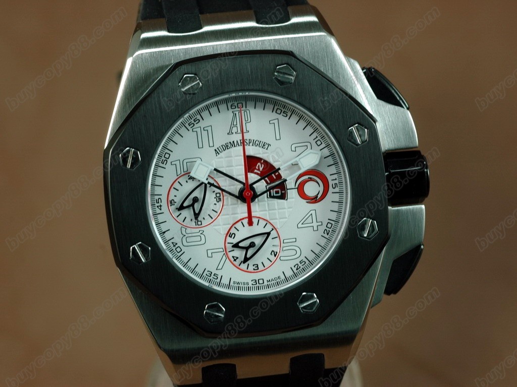 愛彼錶【男性用】Alinghi Limited Edition SS/LE White Asia7750自動機芯搭載5