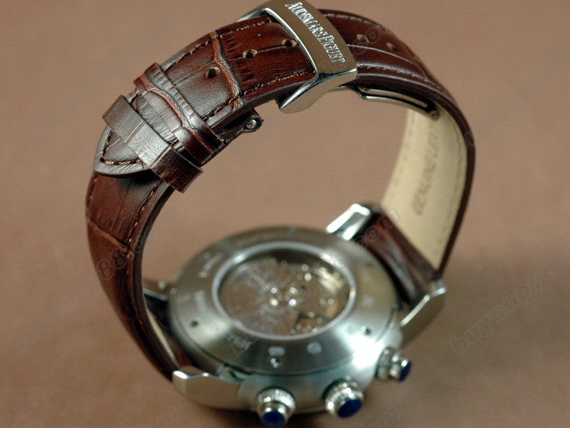 愛彼錶【男性用】Globe Chronograph SS/LE White Asia7750自動機芯搭載8