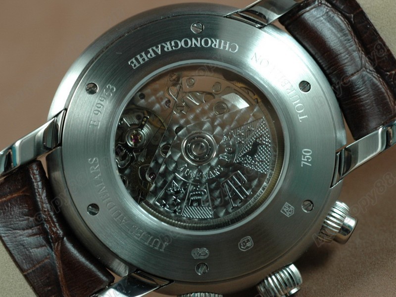 愛彼錶【男性用】Globe Chronograph SS/LE White Asia7750自動機芯搭載4