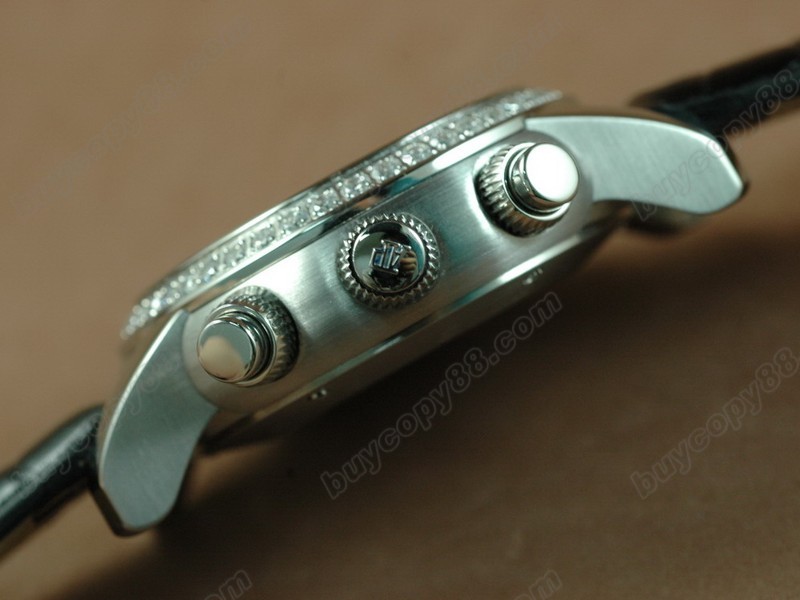 愛彼錶【男性用】Globe Chronograph Diam SS/LE Black Asia7750自動機芯搭載4