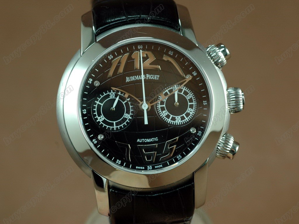 愛彼錶【男性用】Globe Chronograph SS/LE Black Asia7750自動機芯搭載2
