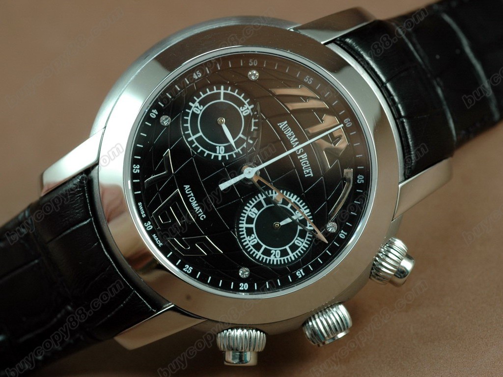 愛彼錶【男性用】Globe Chronograph SS/LE Black Asia7750自動機芯搭載4