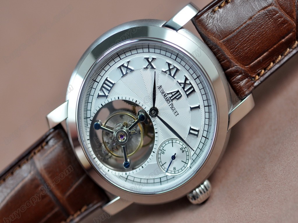 愛彼錶【男性用】 Jules Audemars Classics Tourbillon SS/LE White Flying 手上鏈搭載11