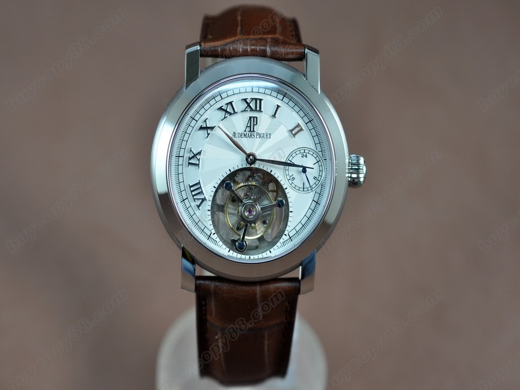 愛彼錶【男性用】 Jules Audemars Classics Tourbillon SS/LE White Flying 手上鏈搭載3