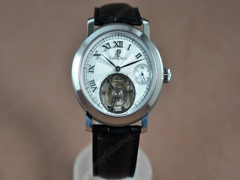 愛彼錶【男性用】 Jules Audemars Classics Tourbillon SS/LE White Flying Tourbillon手上鏈搭載3