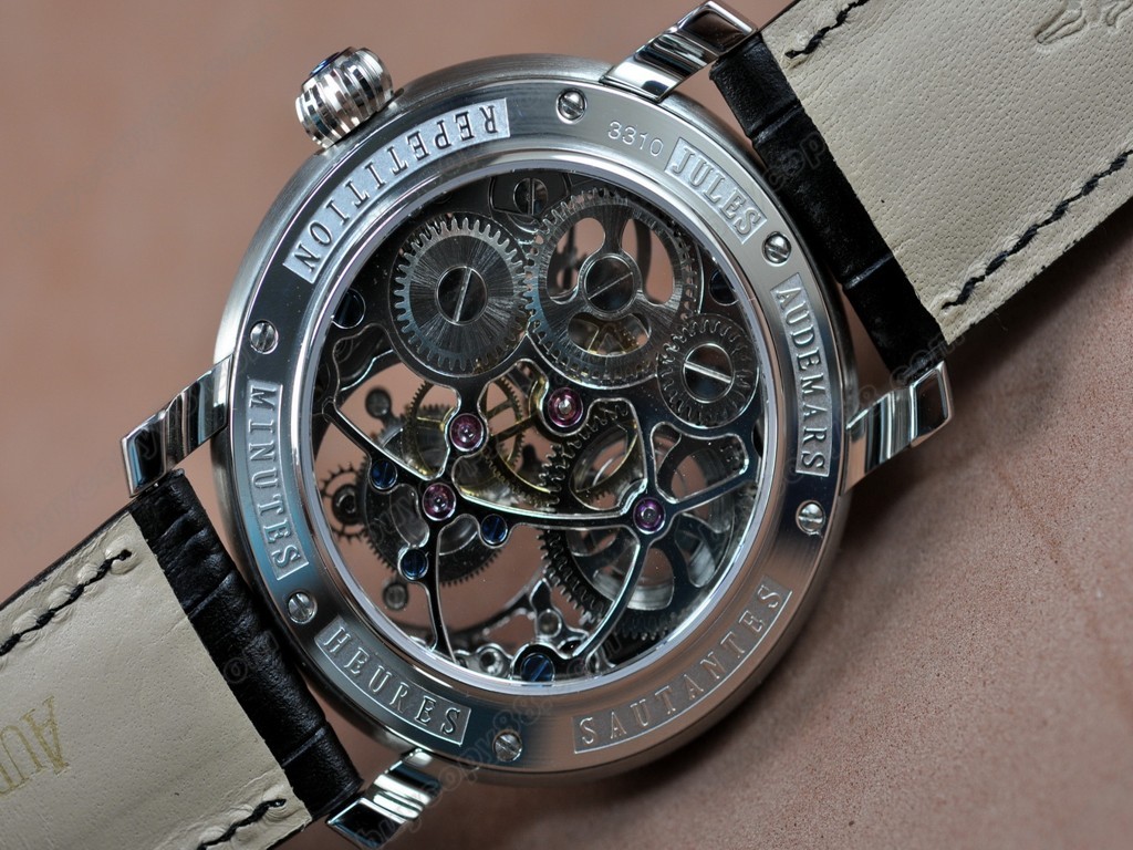 愛彼錶【男性用】 Jules Audemars Classics SS/LE Black Flying Tourbillon手上鏈搭載5