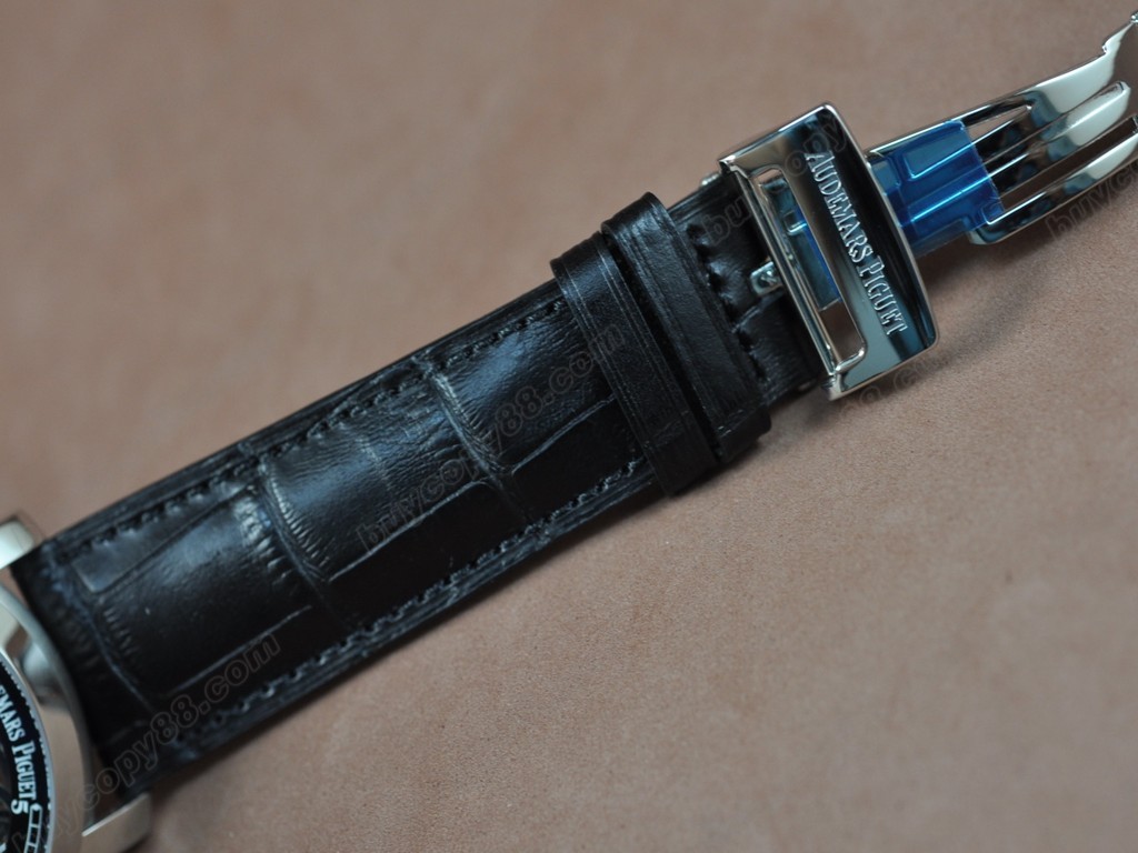 愛彼錶【男性用】 Jules Audemars Classics SS/LE Black Flying Tourbillon手上鏈搭載3