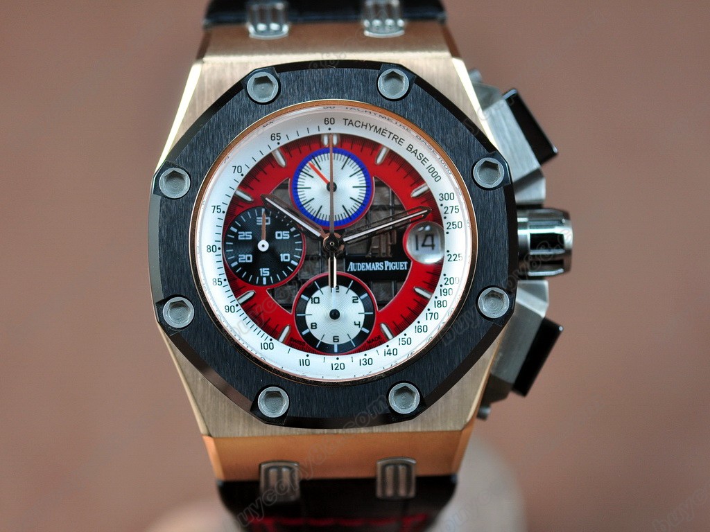 愛彼錶【男性用】 Ruben Barrichello III RG/LE Red Asia7750自動機芯搭載11