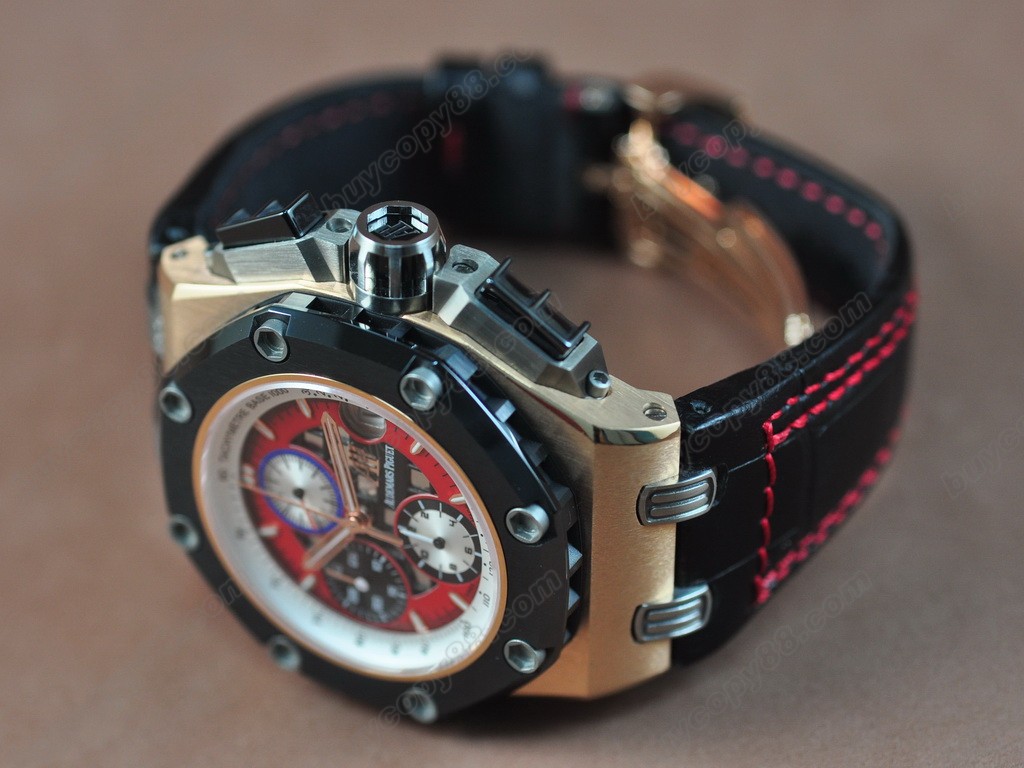 愛彼錶【男性用】 Ruben Barrichello III RG/LE Red Asia7750自動機芯搭載13