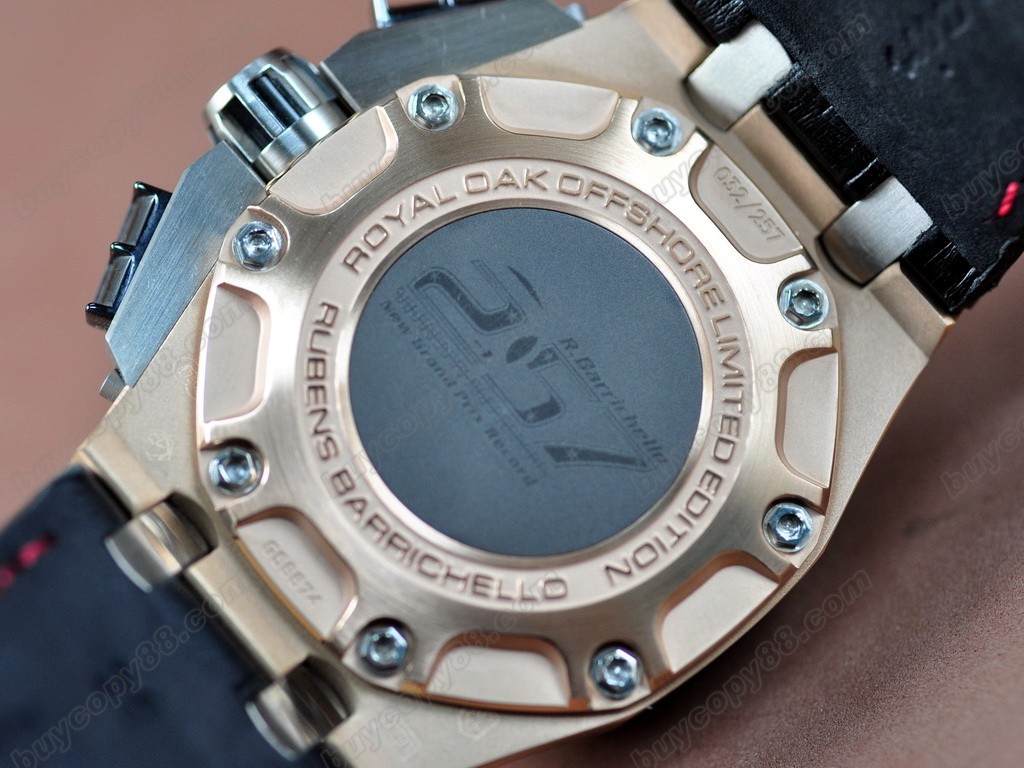 愛彼錶【男性用】 Ruben Barrichello III RG/LE Red Asia7750自動機芯搭載14