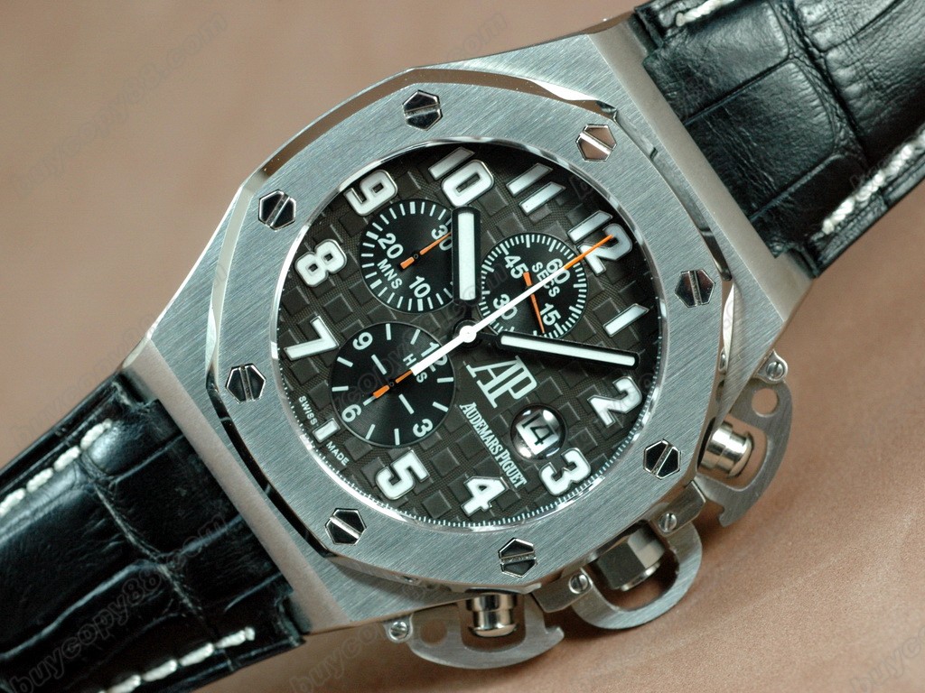 愛彼錶【男性用】T3 Royal Oak Chrono SS/LE Grey Asia7750自動機芯搭載0