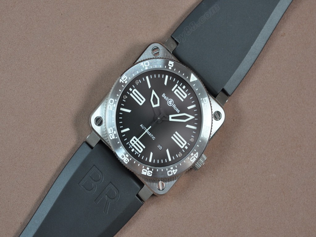 Bell & Ross【男性用】BR03 SS Black Dial Asia Eta 2824-2 自動機芯搭載1