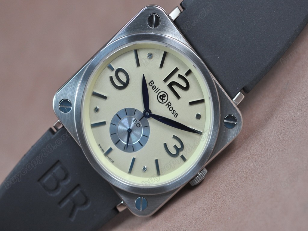 Bell & Ross【男性用】 BRS-98 SS/RU Swiss石英機芯搭載6