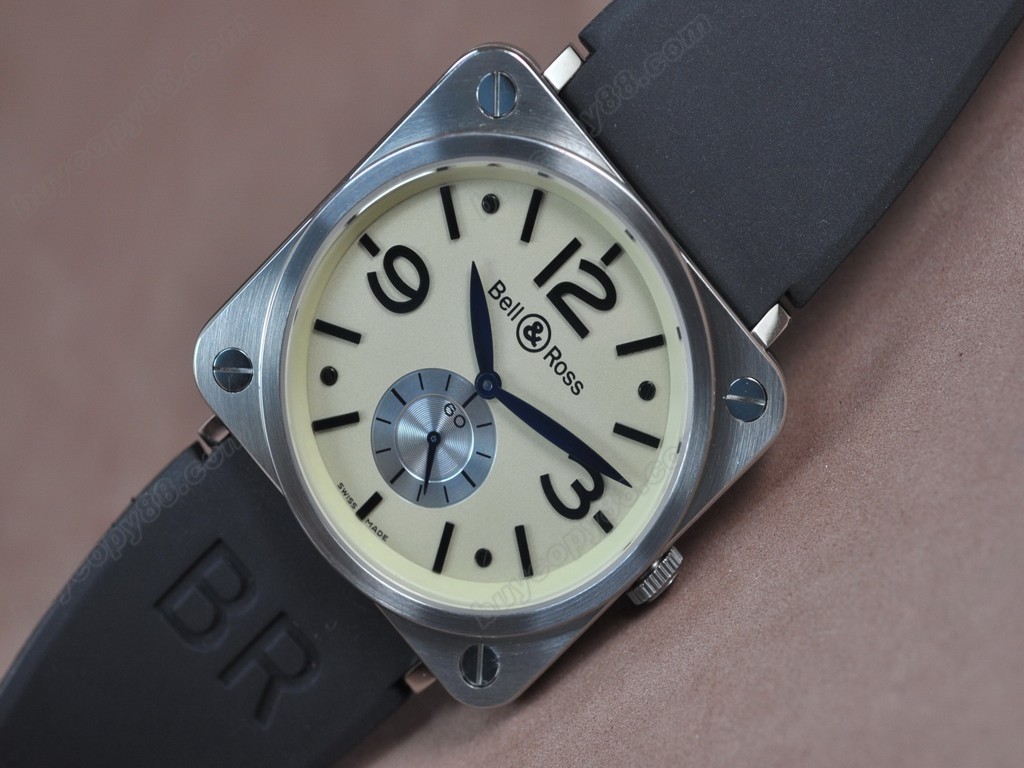 Bell & Ross【男性用】BRS-98 SS/RU Swiss 石英機芯搭載6