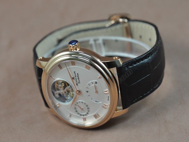 寶鉑錶【男性用】Carrousel Tourbillon Power Reserve RG/LE White 手上鏈搭載10