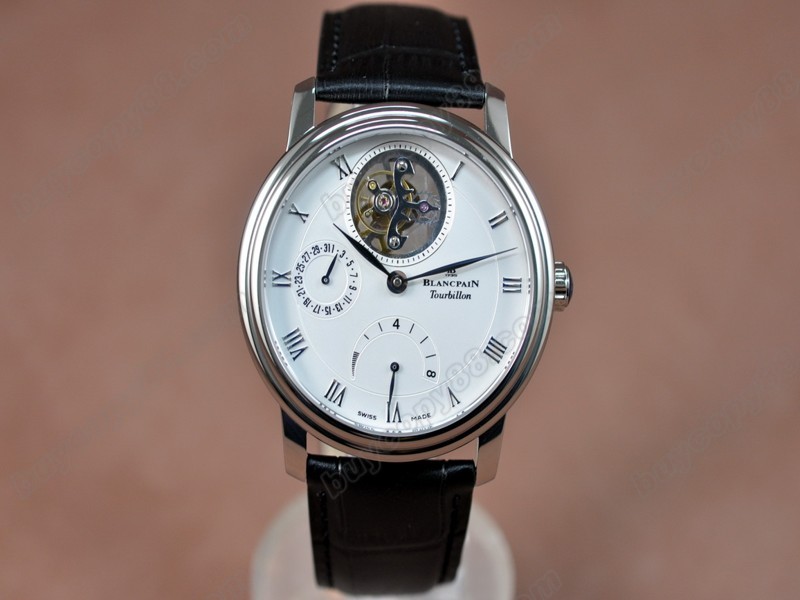 寶鉑錶【男性用】 Carrousel Tourbillon Power Reserve SS/LE White 手上鏈搭載8