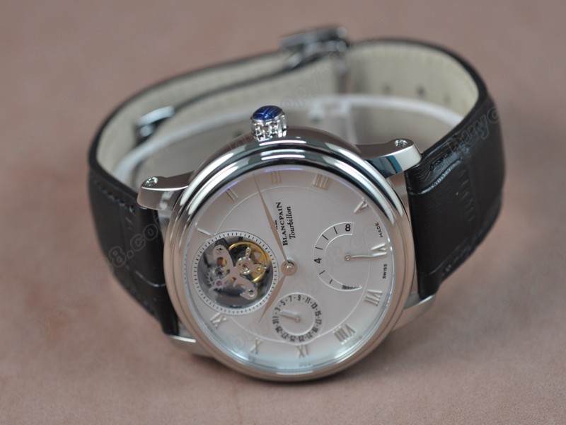 寶鉑錶【男性用】 Carrousel Tourbillon Power Reserve SS/LE White 手上鏈搭載7