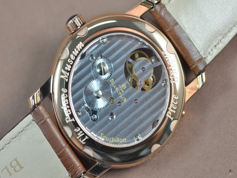 寶鉑錶【男性用】 Carrousel Tourbillon Power Reserve RG/LE White dial 手上鏈搭載5