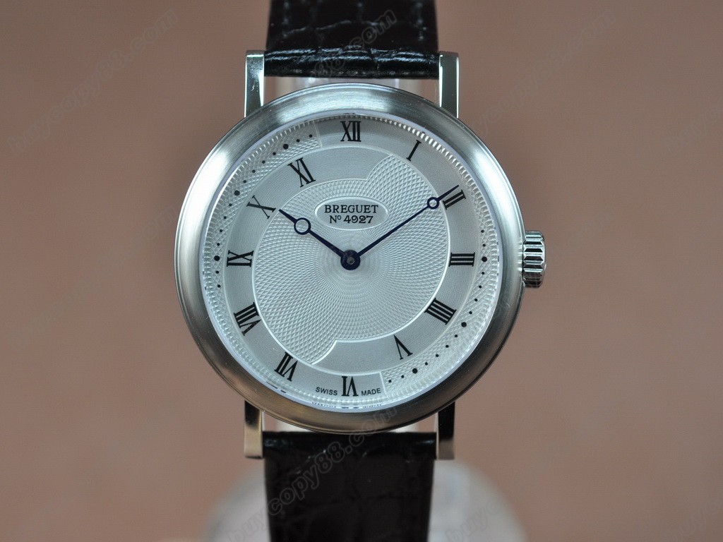 寶璣【男性用】White Dial Asia Manual 手上鏈搭載2