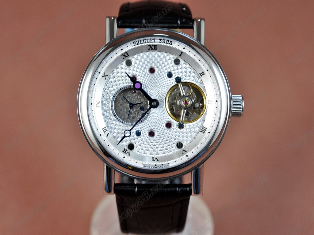 寶璣【男性用】 Tourbillon Skeleton White Dial Asia Manual 手上鏈搭載6