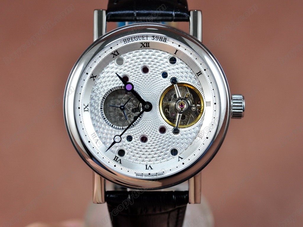 寶璣【男性用】 Tourbillon Skeleton White Dial Asia Manual 手上鏈搭載5