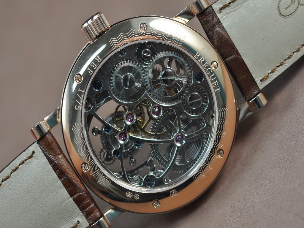 寶璣【男性用】 Tourbillon Skeleton RG/Le Asian Manual 手上鏈搭載5