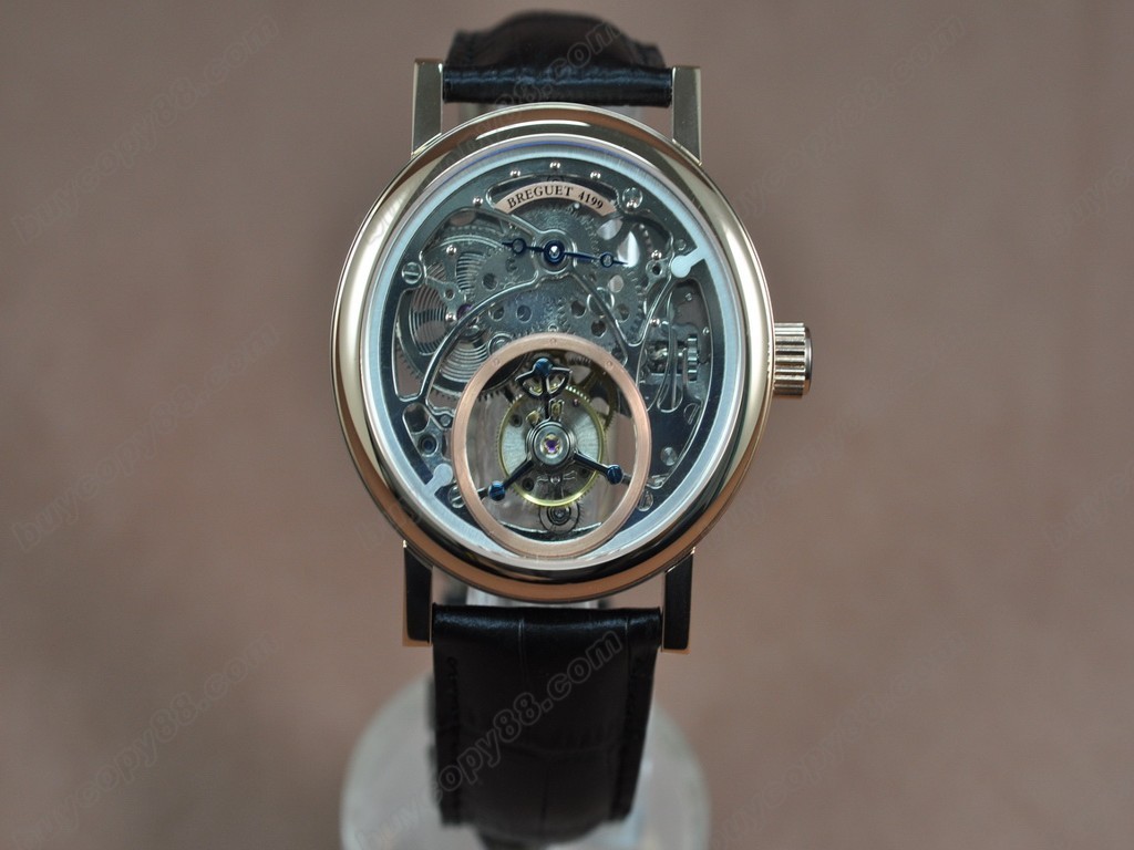 寶璣【男性用】 Tourbillon Skeleton RG/Le Asian Manual 手上鏈搭載6