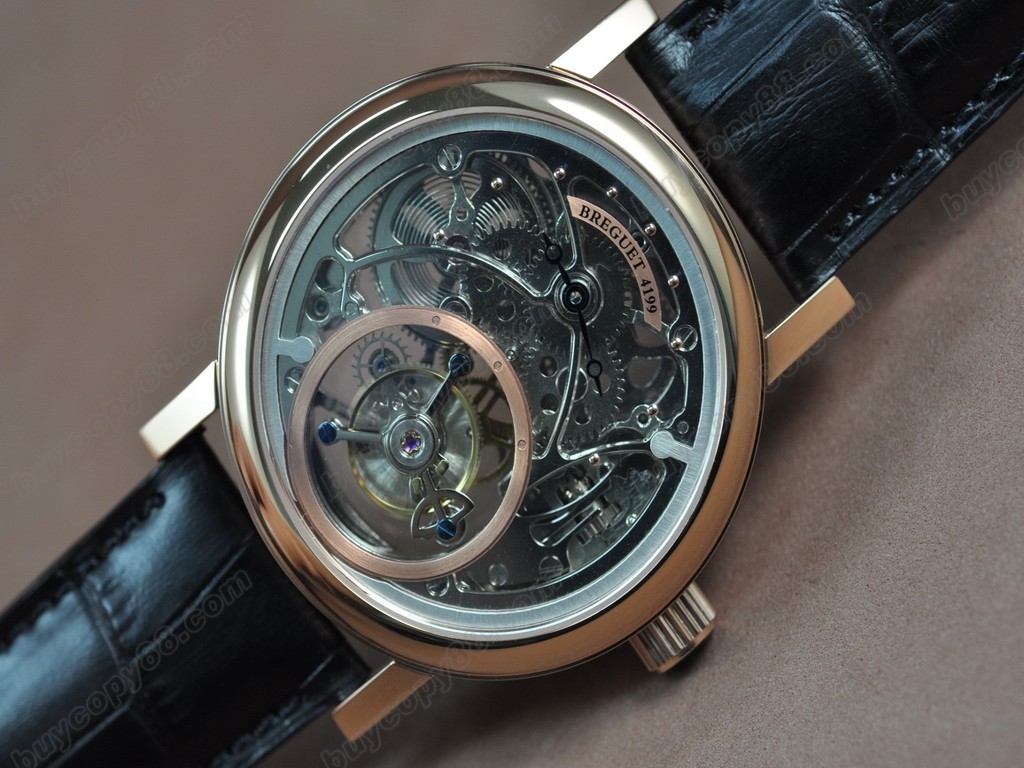 寶璣【男性用】 Tourbillon Skeleton RG/Le Asian Manual 手上鏈搭載4