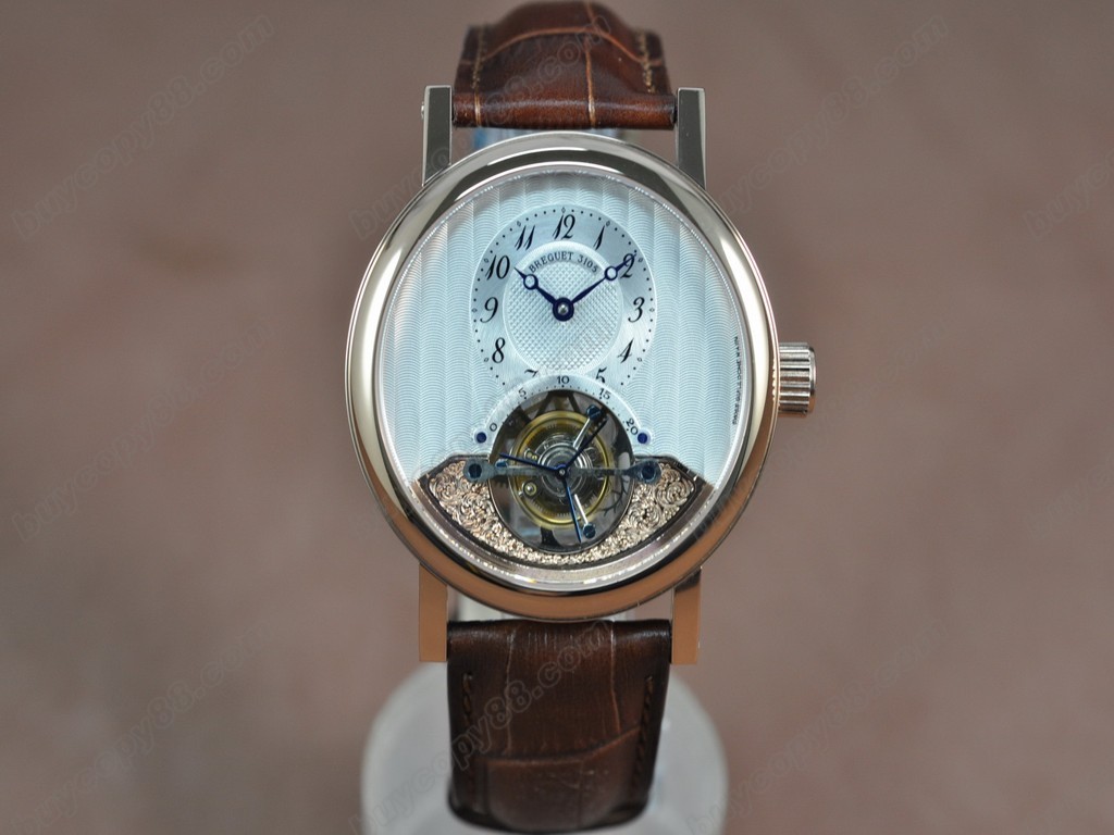 寶璣【男性用】 Tourbillon Skeleton RG/LE White Asian Manual 手上鏈搭載6