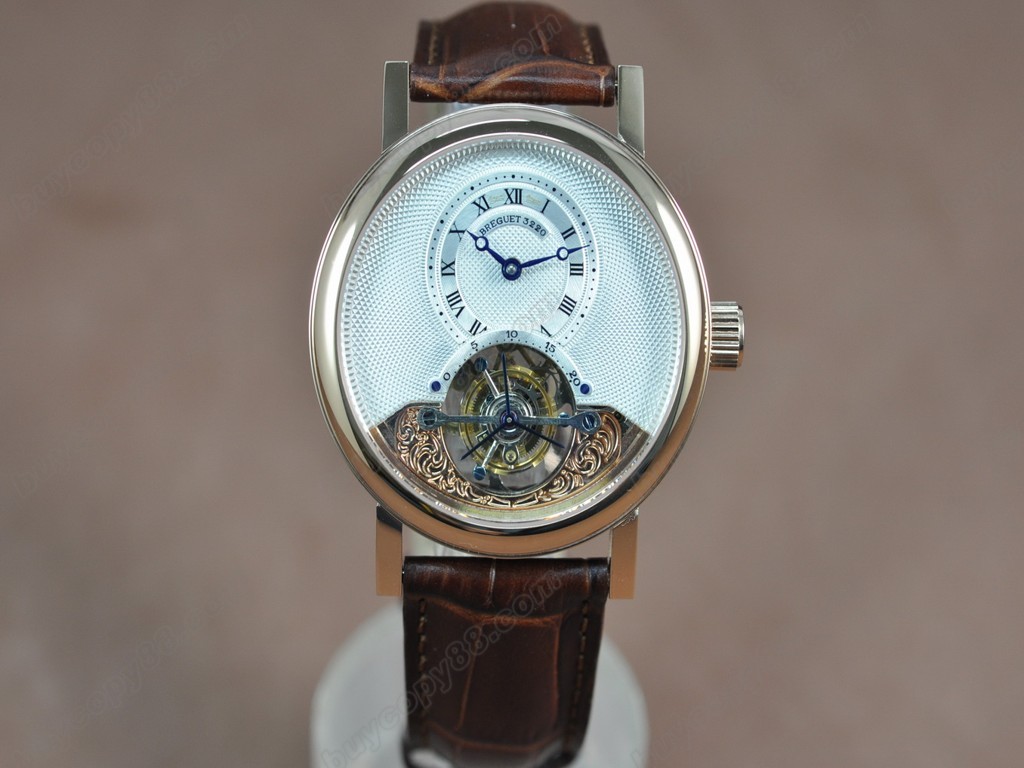 寶璣【男性用】 Tourbillon Skeleton RG/LE White Asian Manual 手上鏈搭載6