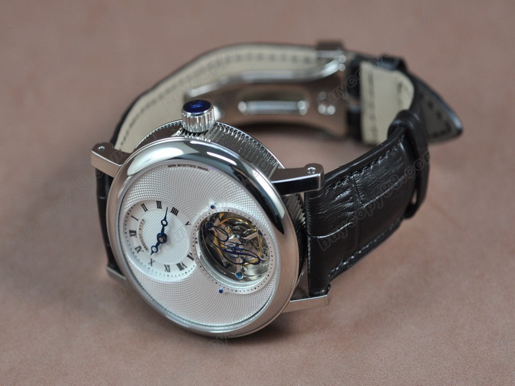 寶璣【男性用】 Tourbillon SS/LE White Asian Manual 手上鏈搭載5