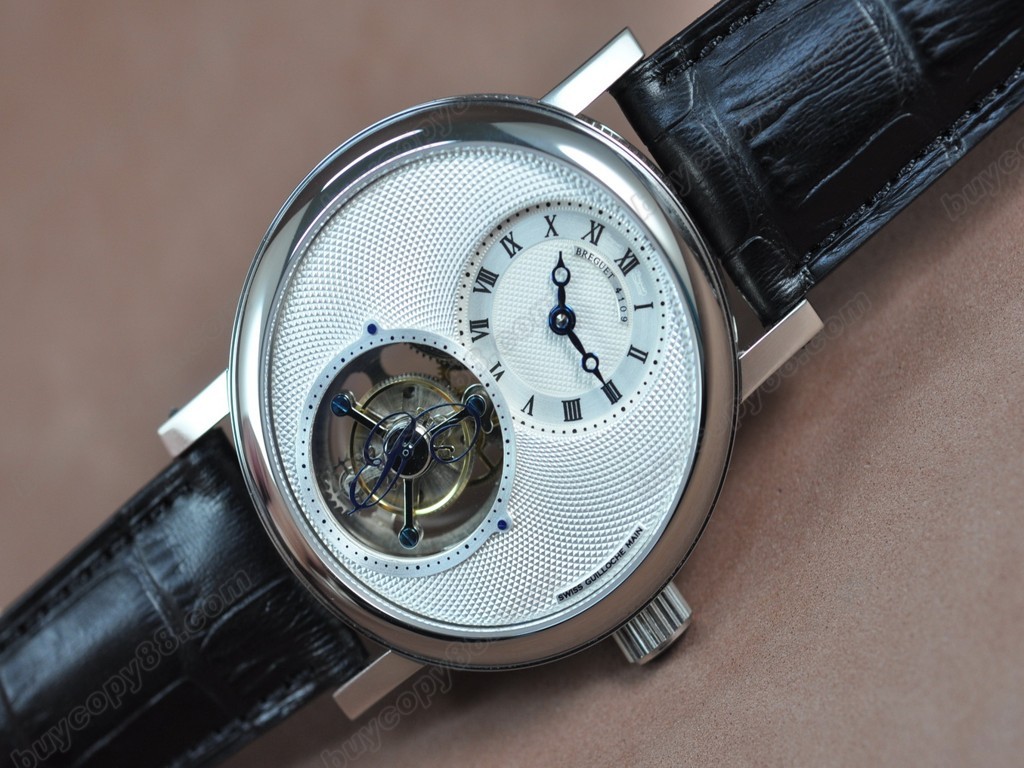 寶璣【男性用】 Tourbillon SS/LE White Asian Manual 手上鏈搭載4