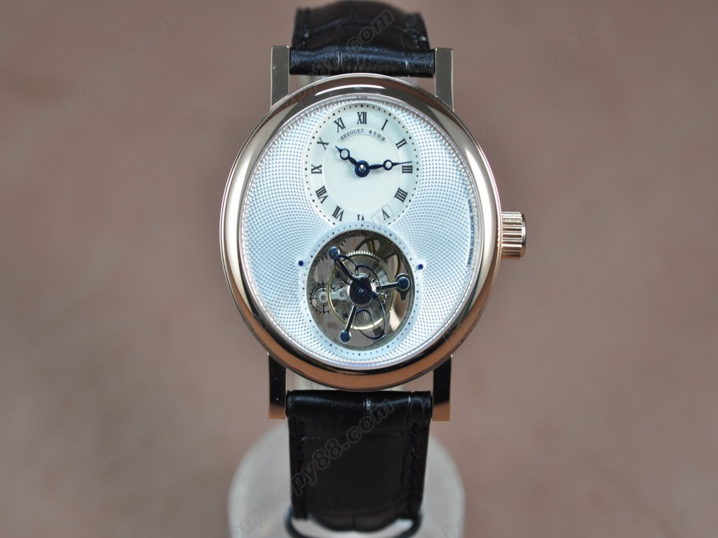 寶璣【男性用】 Tourbillon RG/LE White Asian Manual 手上鏈搭載9