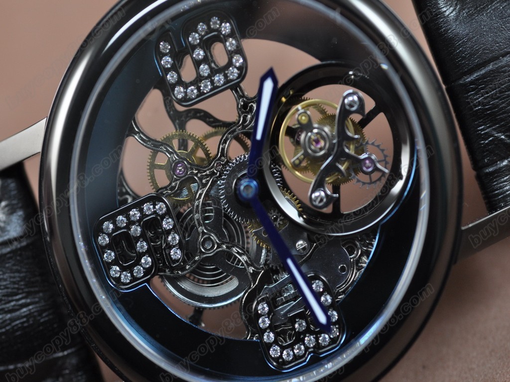 寶璣【男性用】PVD/LE Tourbillon Asian Manual 手上鏈搭載5