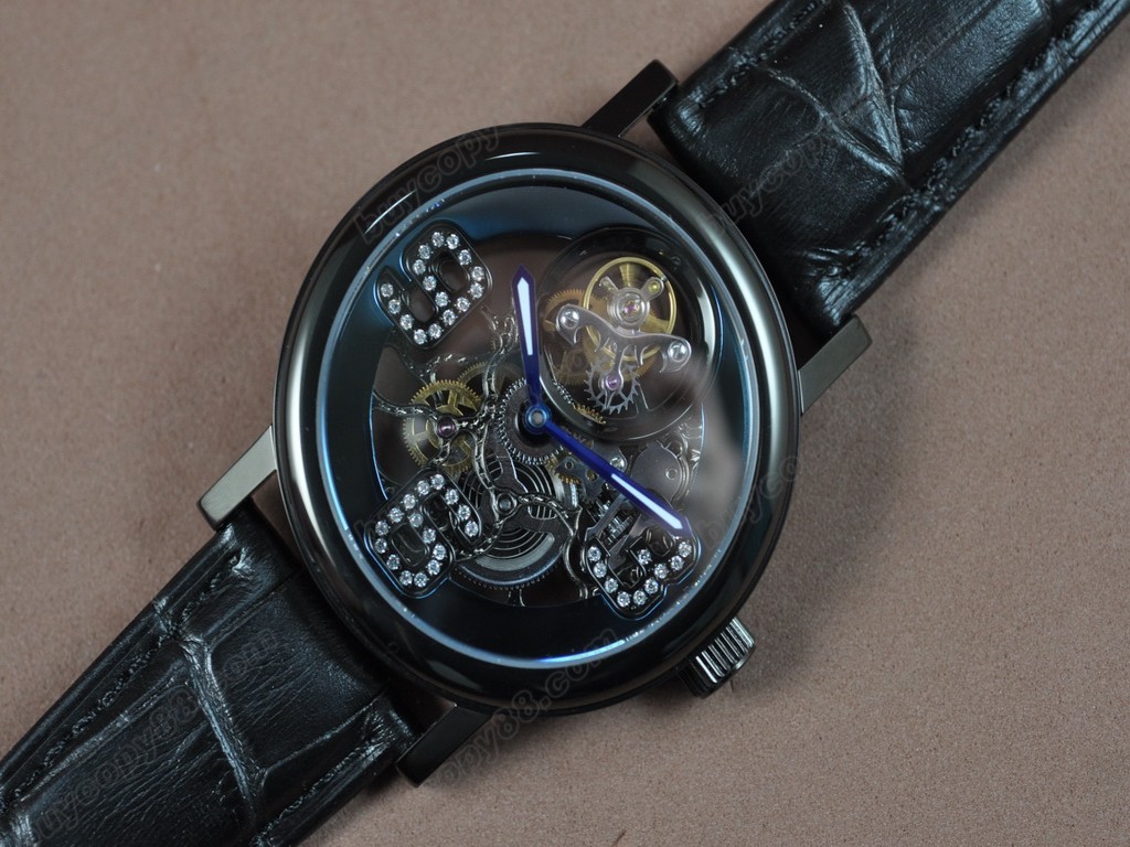 寶璣【男性用】PVD/LE Tourbillon Asian Manual 手上鏈搭載4