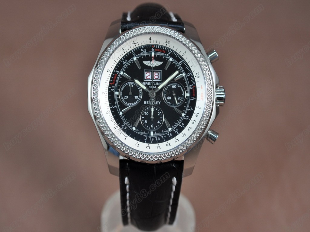 百年靈【男性用】 Bentley 6.75 Big Date Chrono LE Black Asia7750自動機芯搭載11