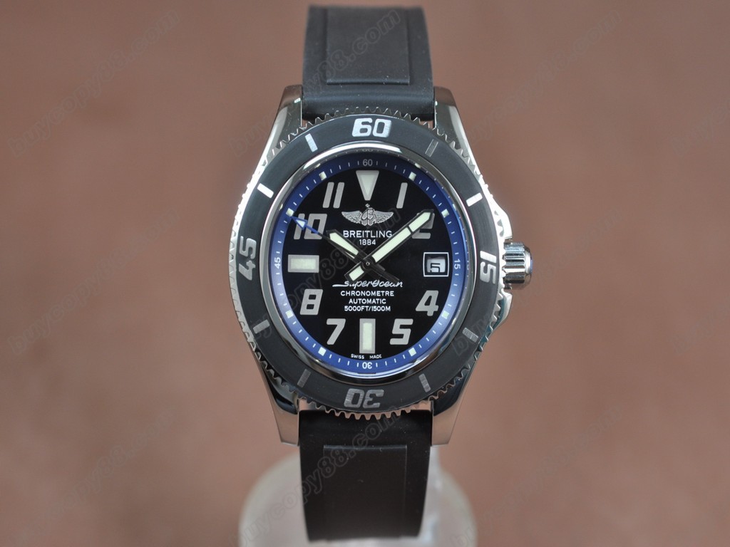 百年靈【男性用】SuperOcean 42mm SS/RU Blue Ultimate Edition A-2824 自動機芯搭載16