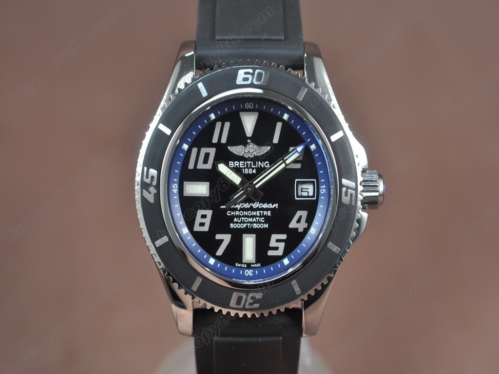 百年靈【男性用】SuperOcean 42mm SS/RU Blue Ultimate Edition A-2824 自動機芯搭載15