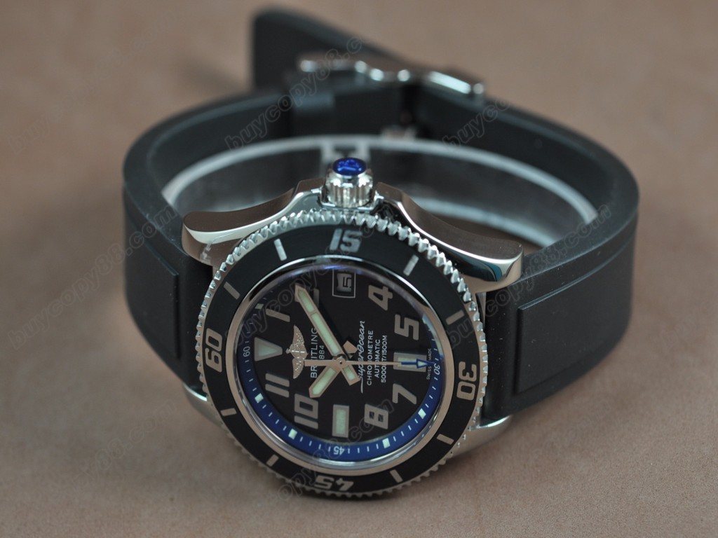 百年靈【男性用】SuperOcean 42mm SS/RU Blue Ultimate Edition A-2824 自動機芯搭載13