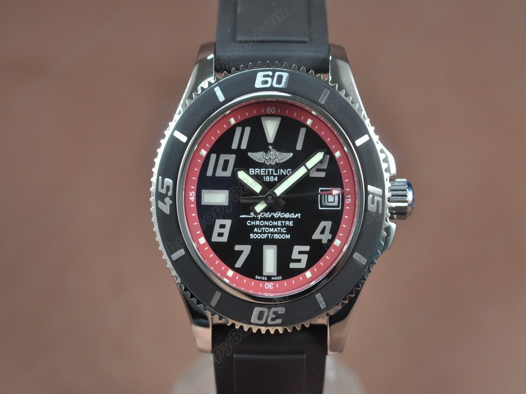 百年靈【男性用】SuperOcean 42mm SS/RU Red Ultimate Edition A-2824 自動機芯搭載1