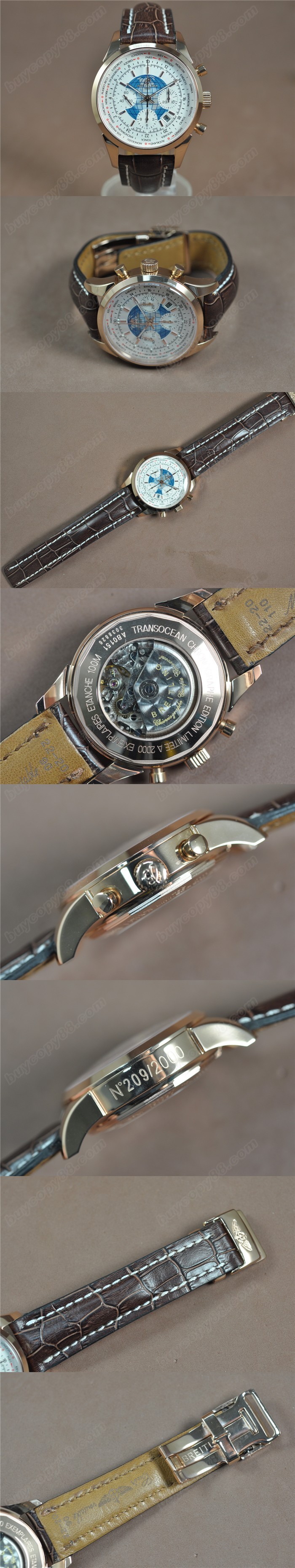 百年靈 Bretling Transocean Chrono A-7750 自動機芯搭載0