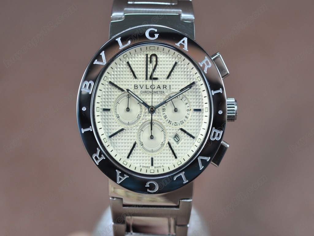 寶格麗【男性用】Bvlgari Bvlgari SS Light Yellow Japan OS20 石英機芯搭載　5